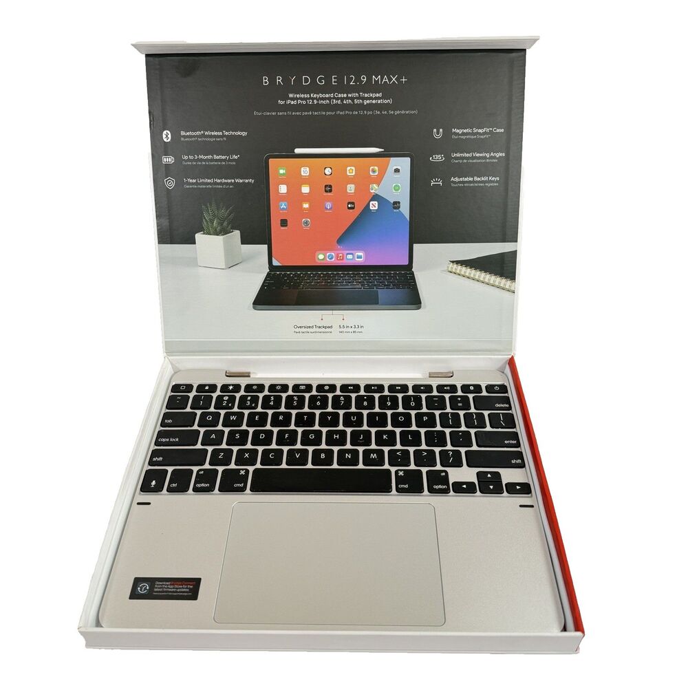 Brydge MAX+ Keyboard Case 12.9" Apple iPad Pro 3rd/4th/5th Gen. TRACKPAD ONLY